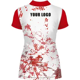 Ladies Golf Shirt Custom Back